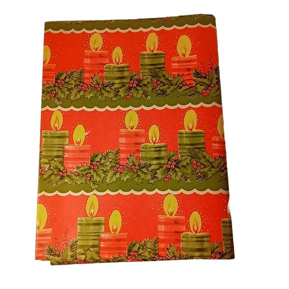 Artfaire Vintage Christmas Gift Wrapping Paper Heavy Weight Flat 3 Patterns Xmas - Picture 4 of 6